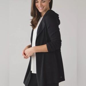 Lululemon Peace Of Mind Wrap Hooded Cardigan Sweater